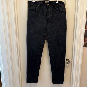 Sezane Brut Sexy Jeans Washed Black size 35/ US 12